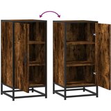 vidaXL Komoda boja hrasta 35,5x35x76 cm konstruirano drvo i metal | shoptok.hr