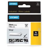Dymo Trak Rhino Vinyl 1805430, 24 mm / 5.5 m (črno/bel), original Cene