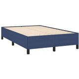 Box spring postelja z vzmetnico LED modra 120x190 cm blago | Shoptok.si