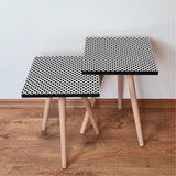 Hanah home Set 2 stočića 2Shp8 White | ePonuda.com