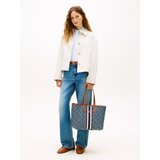 Tommy Hilfiger Nakupovalna torba 'Monoplay' marine / opal / konjak / bela | Shoptok.si