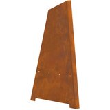 vidaXL Corten čelik Veliko Izdržljivo Ognjište od corten čelika | shoptok.hr