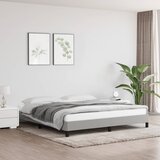  Okvir kreveta bez madraca svjetlosivi 180x200 cm od tkanine | shoptok.hr