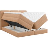 MID.YOU POSTELJA BOXSPRING 180 cm x 200 cm , les, tekstil, leseni material terakota | Shoptok.si