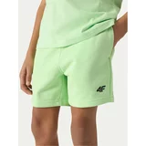 4f Športne kratke hlače JWSS24TSHOM272 Zelena Regular Fit
