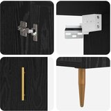  Kuhinjski ormarić Zidne s ladicama 2 pcs Crni hrast Konstruirano drvo | shoptok.hr