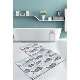 Aqua fish djt multicolor bathmat set (2 pieces)