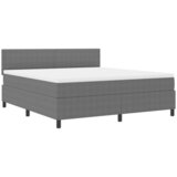  LED Box Spring Krevet Svijetlo siva i bijela. 180 x 200 cm | shoptok.hr