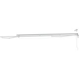  Okvir električne tende s LED-ovima Bijeli 4,5 × 3 m Aluminij | shoptok.hr