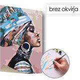  Slikanje po številkah AFRIČANKA PORTRET - Level Starter (set) | Shoptok.si