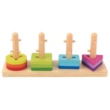 Tooky Toy sorter oblika sa šarenim montessori kockama Cijene
