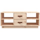  Stolić za kavu 100 x 50 x 41 cm od masivne borovine Smeđa | shoptok.hr