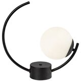 Rabalux stona lampa Mesiro, 25W, 1xE14, 35cm, Staklena kugla, Crna | ePonuda.com