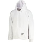 Trendyol White Oversize/Wide Cut Hooded Labeled Fleece/Warm Sweatshirt | Eponuda.ba