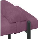  Klupa s gumbima i jastučićima Ljubičasta 110 x 40 x 46 cm | Eponuda.com
