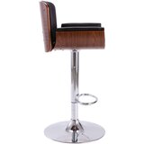  Barski stolček črno umetno usnje, (20624457) | Shoptok.si