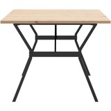  Blagovaonski stol Y-oblika 200x100x75,5cm od borovine i čelik | shoptok.hr