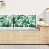 vidaXL Jastuci Uzorak lista Poliester 80 x 12 x 40 cm Uklonjive navlake Cijene