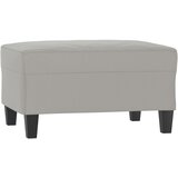 The Living Store Stolček za noge svetlo siv 70x55x41 cm tkanina iz mikrovlaken - Stolček Za Noge, (21419782) | Shoptok.si