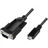 Logilink serijski adapter [1x moški konektor USB 2.0 tipa C - 1x 9-polni moški konektor D-Sub] 1.2 m črna, (20449885) | Shoptok.si