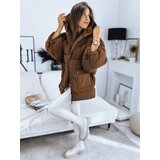 DStreet PARIMA women's quilted jacket, camel TY3242 Cijene