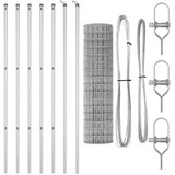 Euro Ograda s 7 Stupova 1x10 m Galvanizirani Čelik | shoptok.hr