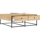  Stolić za kavu boja hrasta 100x99x40 cm konstruirano drvo | shoptok.hr