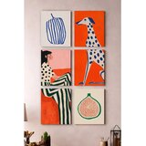 WALLXPERT Art6Cnvset6-1520 Multicolor Decorative Canvas Painting (6 Pieces) | Eponuda.com