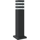  Vanjske podne svjetiljke s senzorima 3kom crne 50cm aluminijske | shoptok.hr