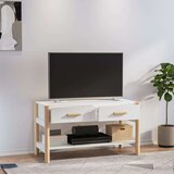 TV ormarić bijeli 82 x 38 x 45 cm od konstruiranog drva | shoptok.hr