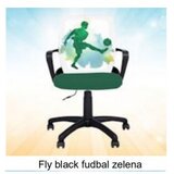  Dečija stolica fly black fudbal zelena | ePonuda.com