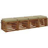  Jastučići za sjedalo od 4 dijela SOEST 4 kom. 100% poliester | shoptok.hr