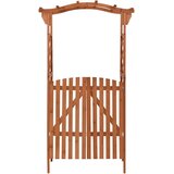 vidaXL pergola s vratima 116 x 40 x 204 cm od masivne jelovine | shoptok.hr