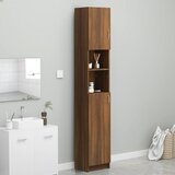 vidaXL Kupaonski ormarić boja smeđeg hrasta 32 x 25,5 x 190 cm drveni Cijene