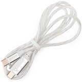  USB kabl USB-C / USB-C sa LED pozadinskim osvetljenjem 60W 1 m beli | Eponuda.com