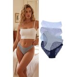 TRENDYOLMILLA Ženski set donjeg veša Thmss26Ku00004, 5 komada, Plavi Cene
