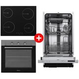 Tesla Ugradni set (BO601SX + HV6403SB) + Ugradna mašina za pranje sudova WDI462M, 45cm, 10 kompleta | Eponuda.com