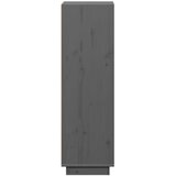  Visoka komoda siva 37 x 34 x 110 cm od masivne borovine | shoptok.hr