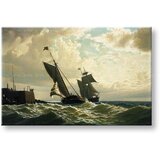 Reprodukcije making harbor - william bradford (umetnicke slike)