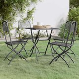  Vrtna garnitura - 5-dijelni vrtni blagovaonski set ekspandirani metal antracit - Dužina stola 60 cm 4 | shoptok.hr