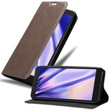 Cadorabo Ohišje, združljivo z Alcatel 1X 2019 v kavovinsko rdeča - Zaščitni ovitek z magnetnim zapiranjem, stoječo funkcijo in režo za kartice, (20550255) | Shoptok.si