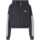 Adidas Ženski duks sa kapuljačom W 3S Ft Qz Hd JN1956, Crni | Eponuda.com