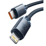 Baseus kabel Type C za Apple Lightning 8-pinski PD20W Power Delivery Crystal Shine 2m crni | shoptok.hr