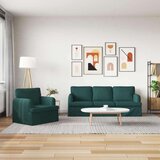SOFA 2 pcs Tamnozelena Metal | shoptok.hr