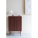 White Label Rdeča kovinska omarica 70x105x35 cm Davis – | Shoptok.si