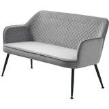 Unique Furniture Svijetlo siva baršunasti sofa 129 cm Berrie – | shoptok.hr