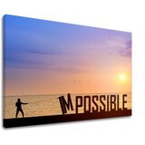 Motivaciona slika na platnu impossible (moderne slike sa) Cene