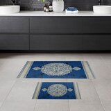Hanah home set 2 prostirke za kupatilo Plavi Cene