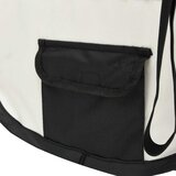  Sklopiva ogradica za pse s torbom za nošenje crna 125x125x61 cm | shoptok.hr