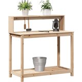  Miza za sajenje s policami 108x50x109,5 cm borovina | Shoptok.si